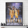 Kobe Bryant Trophies Canvas