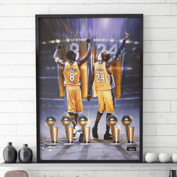 Kobe Bryant Trophies Canvas