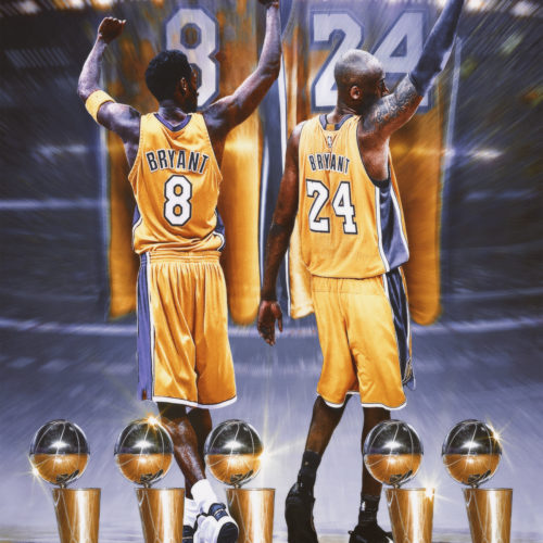 3 NBA Legends Kobe Bryant Michael Jordan Lebron James Champion T-shirt - REVER LAVIE