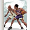 Poster Canvas – Kobe Bryant The End