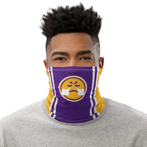 Neck Gaiter – Lakers Emoji Purple and Gold