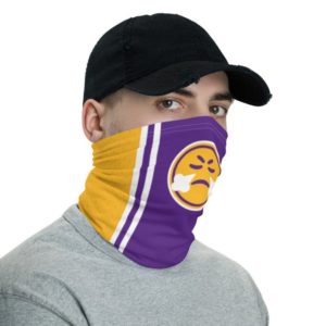 Neck Gaiter – Lakers Emoji Purple and Gold