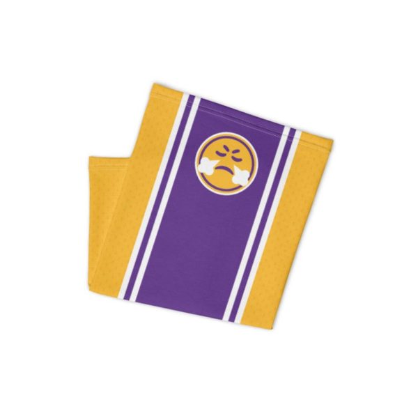 Neck Gaiter – Lakers Emoji Purple and Gold