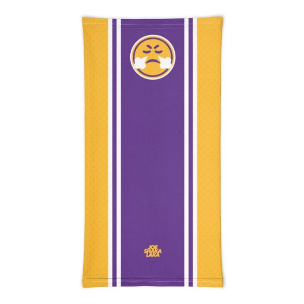 Neck Gaiter – Lakers Emoji Purple and Gold