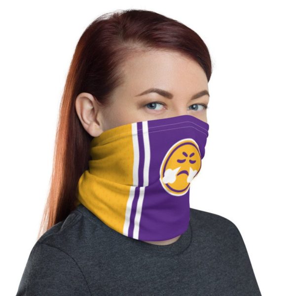 Neck Gaiter – Lakers Emoji Purple and Gold