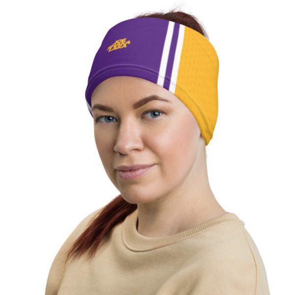 Neck Gaiter – Lakers Emoji Purple and Gold