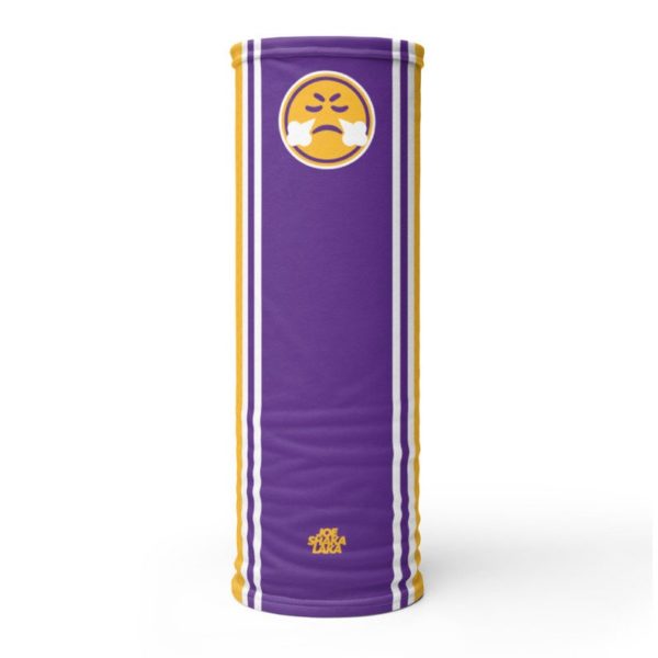 Neck Gaiter – Lakers Emoji Purple and Gold