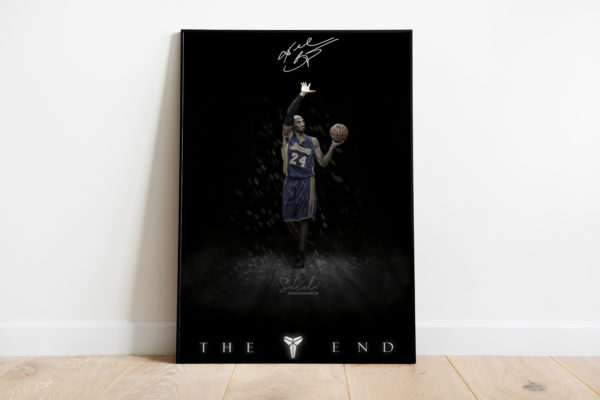 Poster Canvas – Kobe Bryant The End
