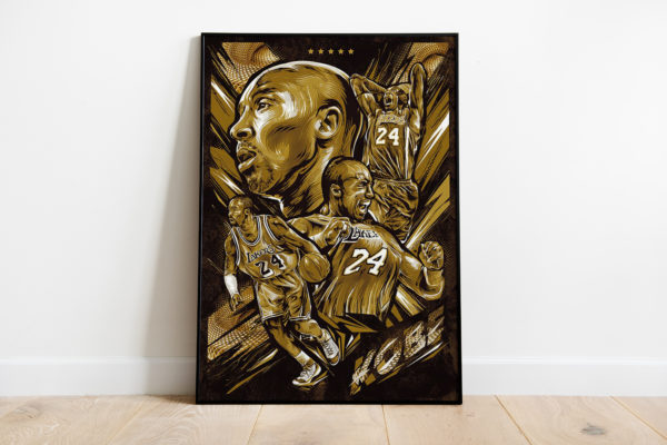 Poster Canvas – Kobe Bryant Black Mamba
