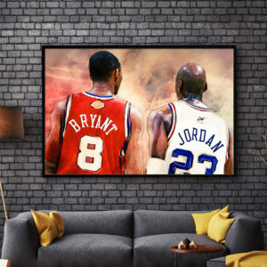 Legend Zone Kobe Bryant And Michael Jordan Chicago Bulls Los Angeles Lakers Canvas