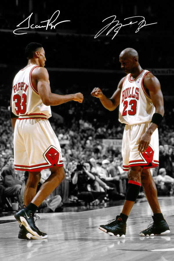 The Last Dance Series Michael Jordan Scottie Pippen Chicago Bulls Canvas