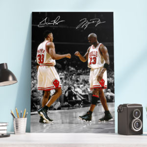 The Last Dance Series Michael Jordan Scottie Pippen Chicago Bulls Canvas
