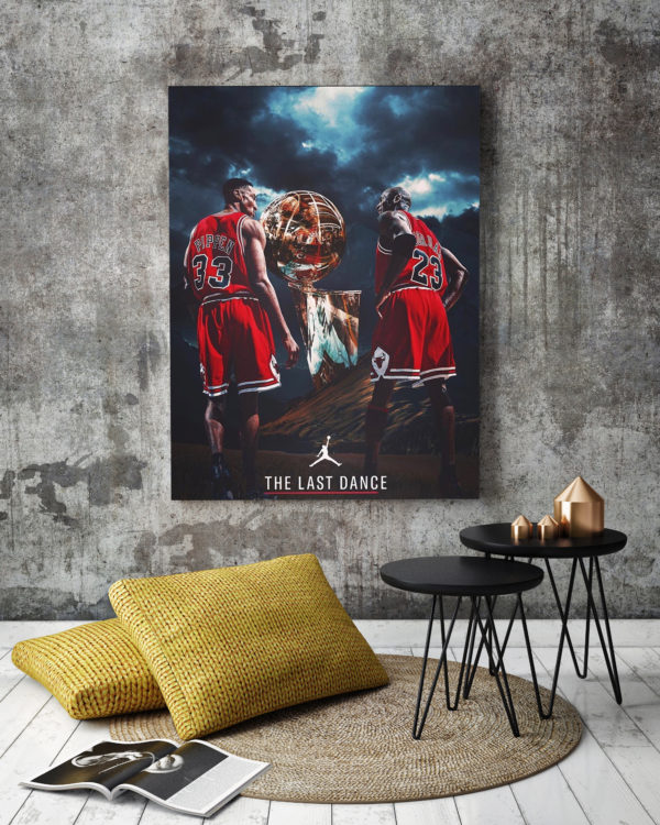 The Last Dance Series Michael Jordan Scottie Pippen Chicago Bulls Canvas