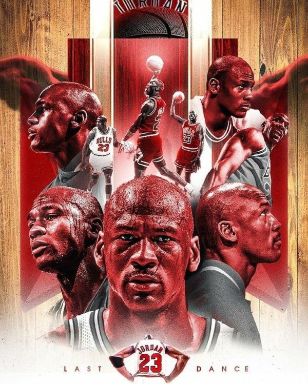 The Last Dance Series 23 Michael Jordan Art Chicago Bulls Canvas