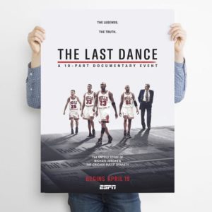 The Last Dance Series Michael Jordan Chicago Bulls Canvas