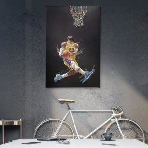 Poster Canvas –  Basketball Lebron King
