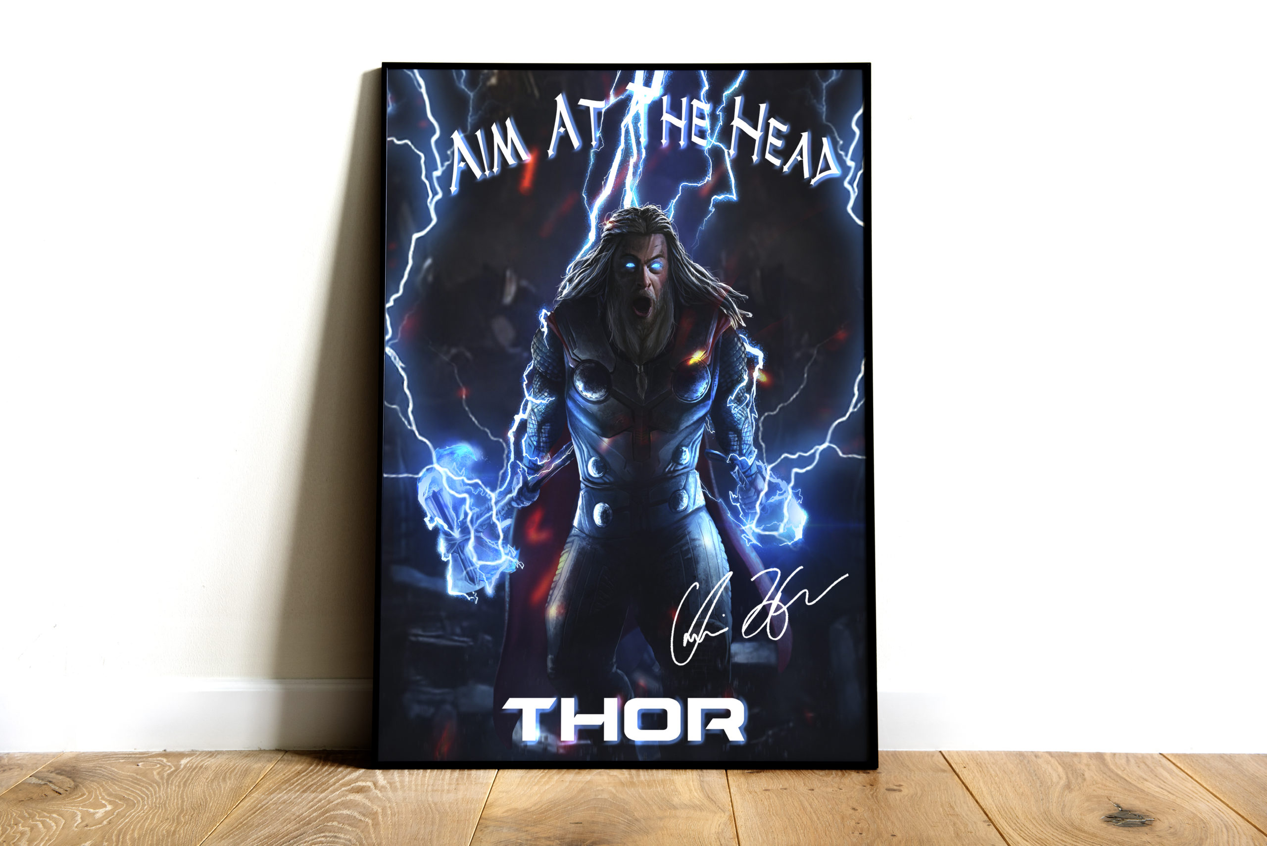 Poster Canvas – Aim at the head Poster Canvas – Aim at the head