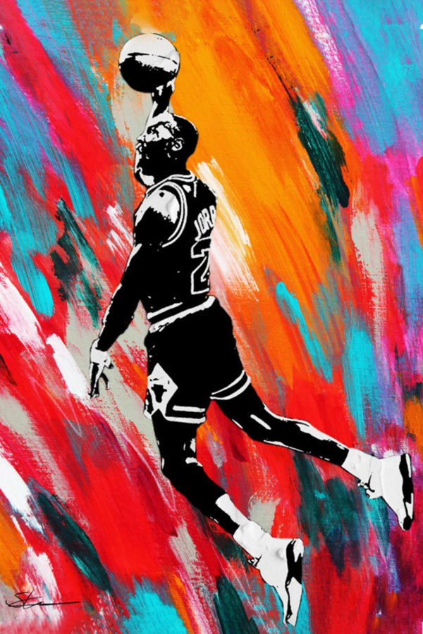 Poster Canvas – 23 Dunking