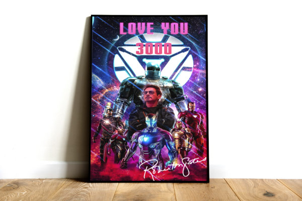 Poster Canvas – Love you 3000