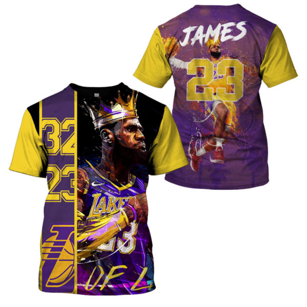 3D Hoodie Sweet Tshirt – James 23