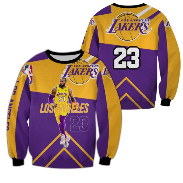3D Hoodie Sweet Tshirt – Lakers 23