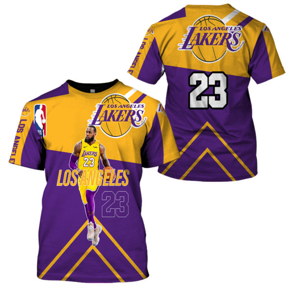 3D Hoodie Sweet Tshirt – Lakers 23