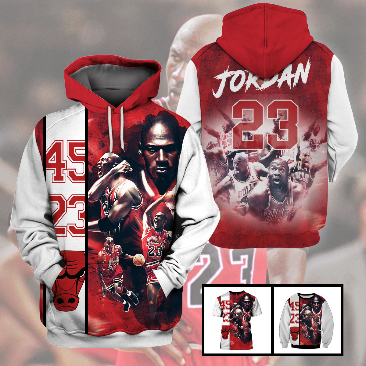 The Last Dance Michael Jordan 23 Chicago Bulls 3D TShirt Hoodie