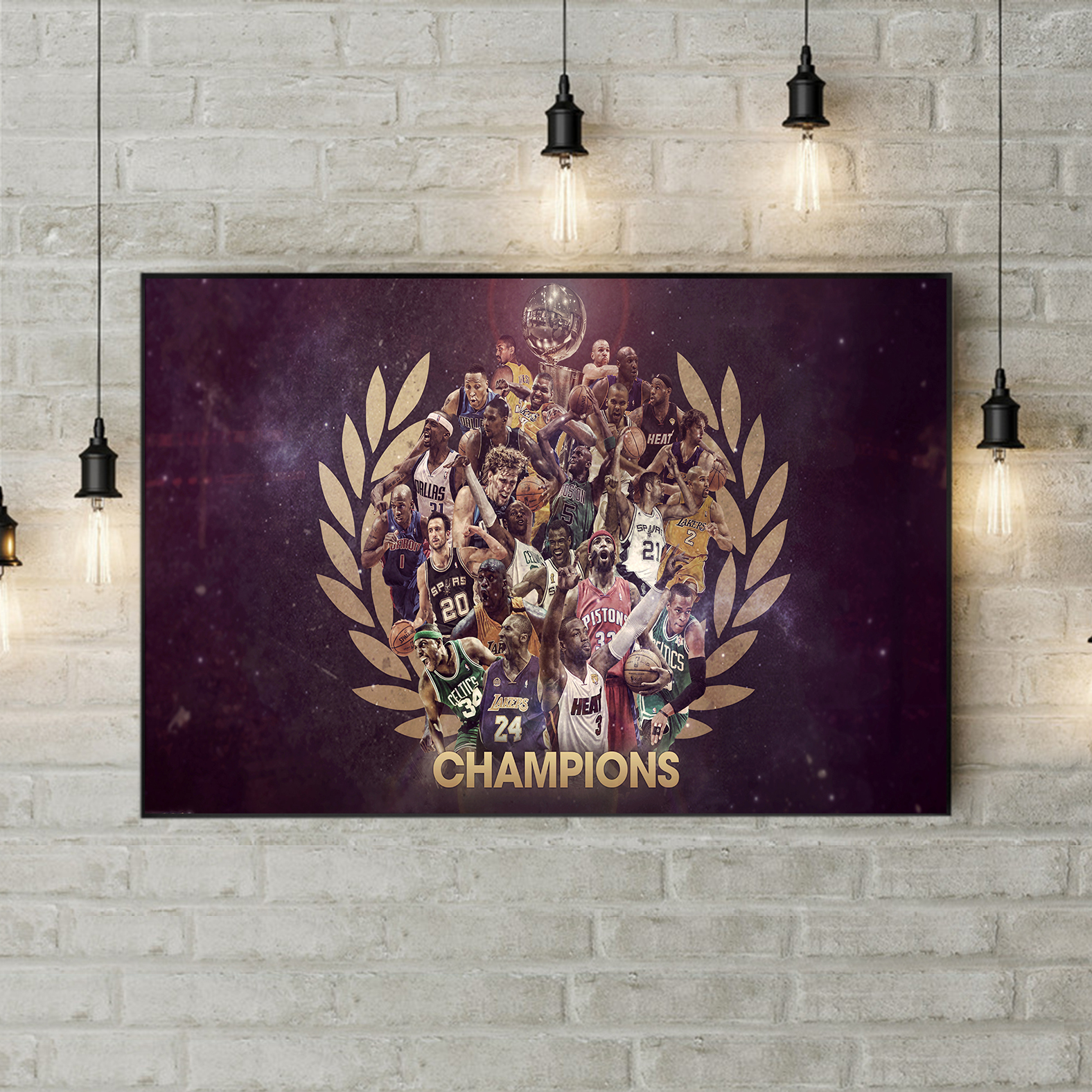Poster Canvas – Laurel Wreath Poster Canvas – Laurel Wreath
