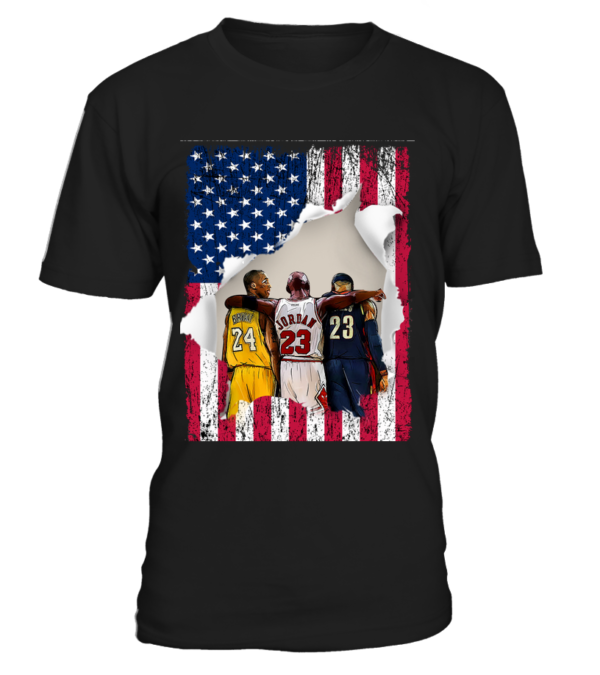 Tshirt – US Flag 3 Legends
