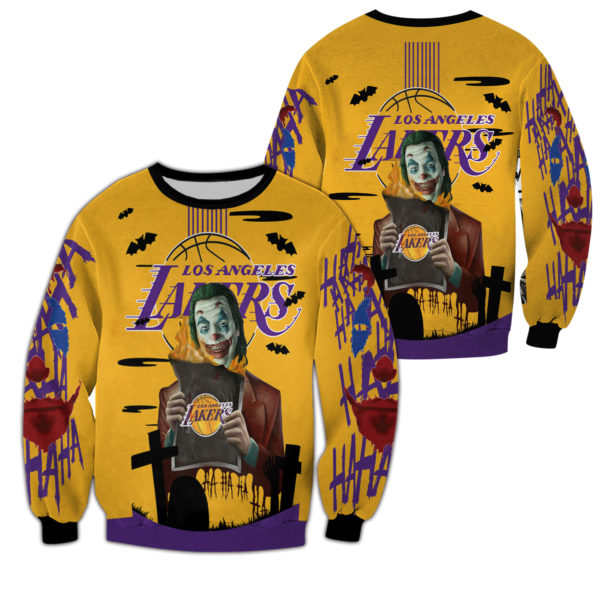 3D Hoodie Sweet Tshirt – Lakers Jokers