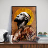 Poster Canvas –  LBJ 23 Portrait