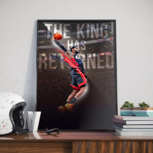 Poster Canvas –  The King Has Returned