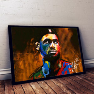 Poster Canvas – LBJ 23 Oil Painting Effect