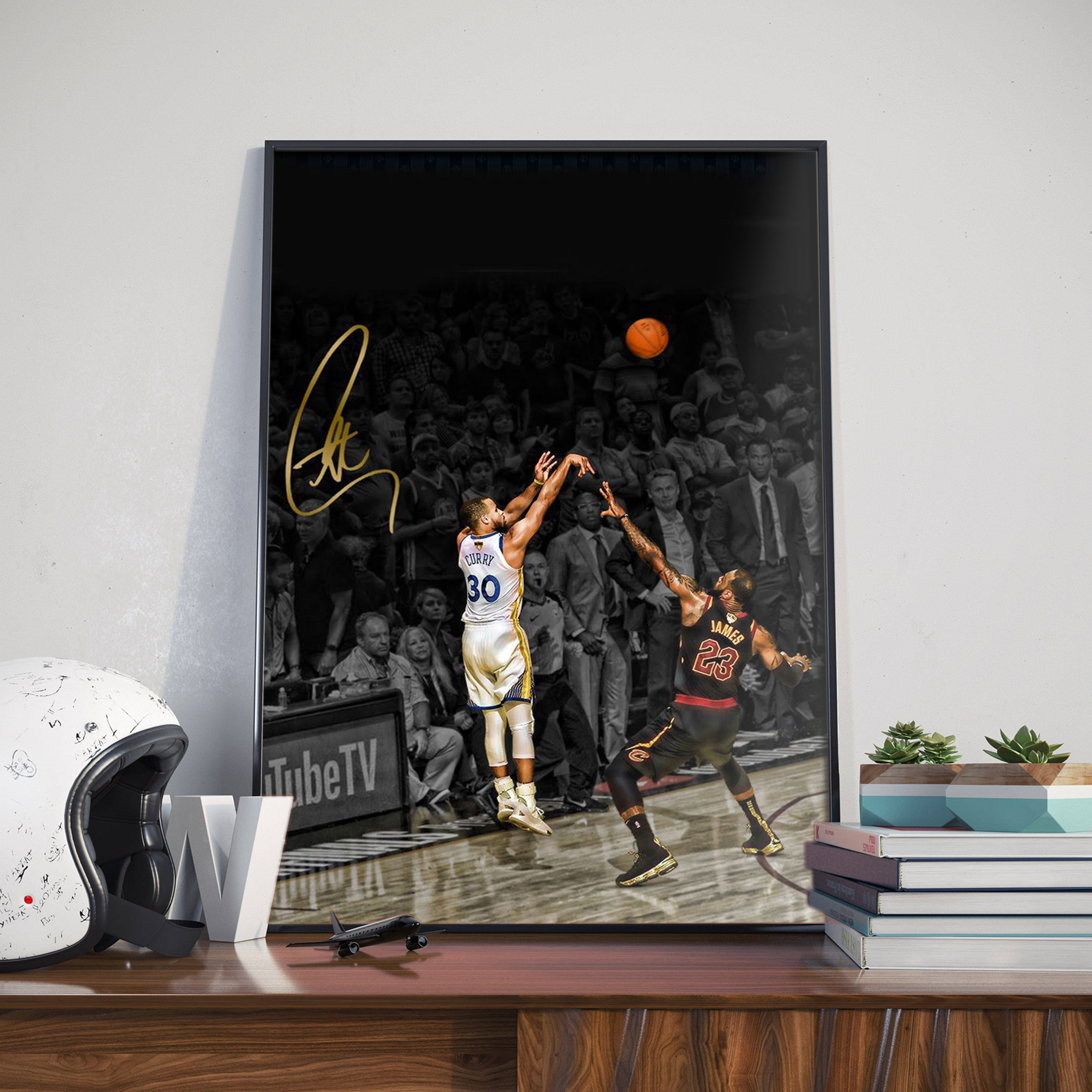 Poster Canvas – Curry vs James Poster Canvas – Curry vs James