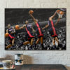Poster Canvas – The King is dunking