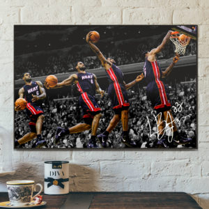 Poster Canvas – The King is dunking