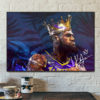 Poster Canvas – Purple and Gold