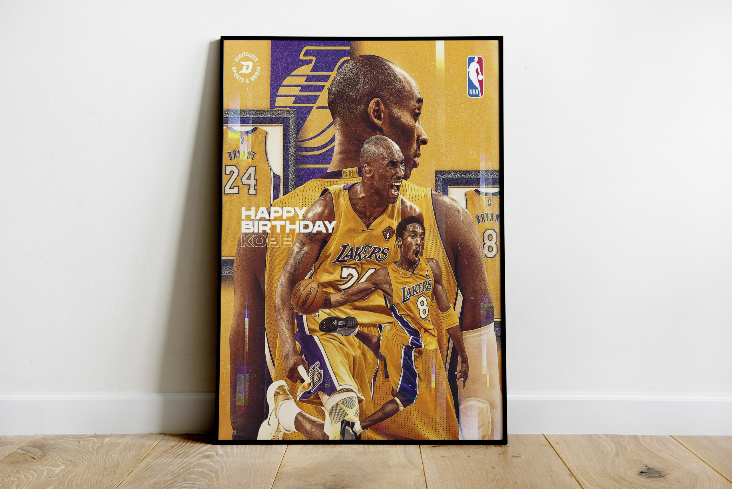 Poster Canvas – Happy Birthday Kobe Bryant Poster Canvas – Happy Birthday Kobe Bryant