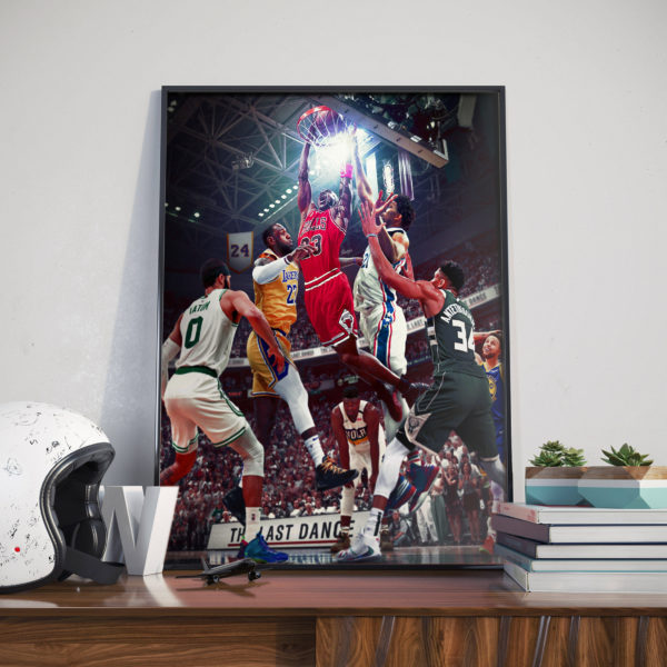 Poster Canvas – MJ Dunking