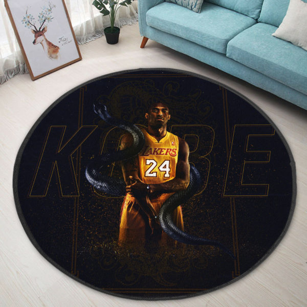 Round Carpet – Black Mamba