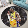Round Carpet – Black Mamba