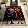 Rug – Veteran Lebron vs Rookie Lebron