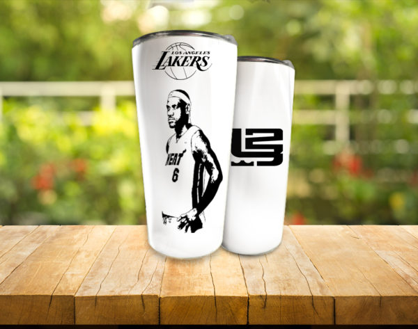 Luminous Tumbler – Lebron King Lakers