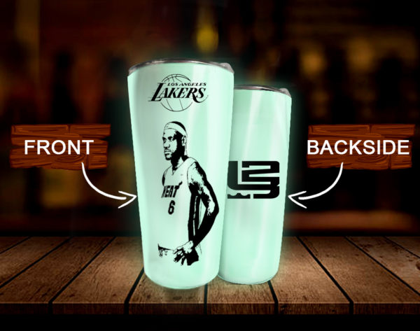 Luminous Tumbler – Lebron King Lakers
