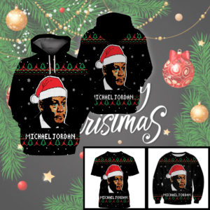 3D Hoodie Sweater Tshirt – Crying Jordan Christmas