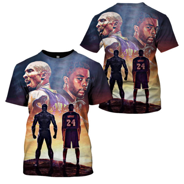 3D Hoodie Sweet Tshirt – Black Mamba & Black Panther
