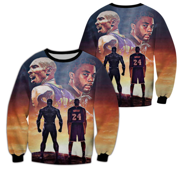3D Hoodie Sweet Tshirt – Black Mamba & Black Panther