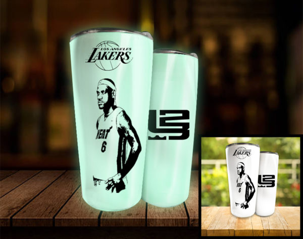 Luminous Tumbler – Lebron King Lakers