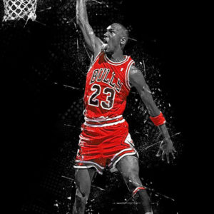 Poster Canvas – Chicago Bulls 23 Fanart