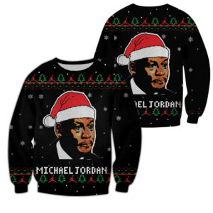 3D Hoodie Sweater Tshirt – Crying Jordan Christmas